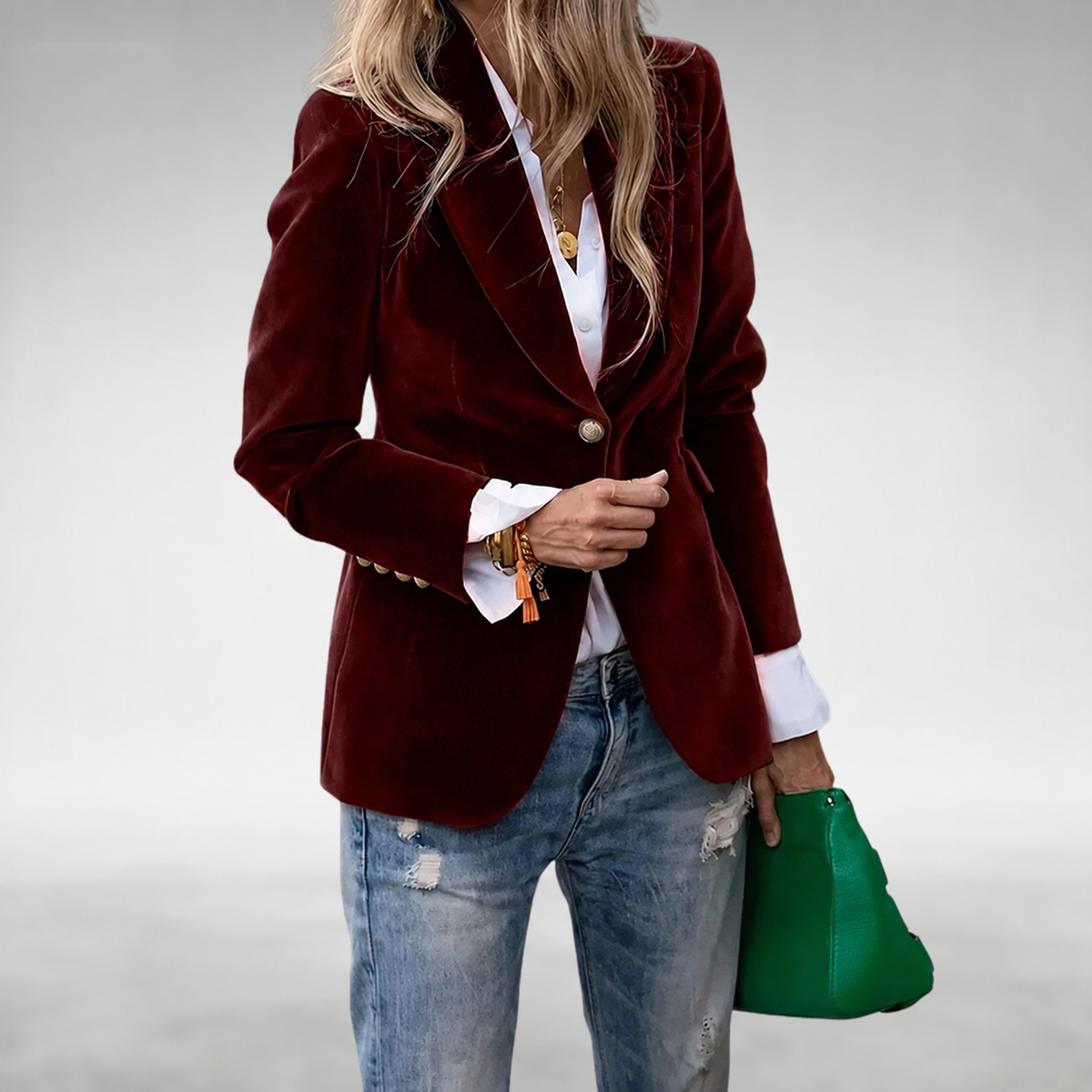 Victoria™ | Velvet Blazer