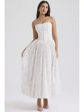 White Floral Print