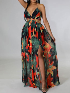 Dark Floral Print