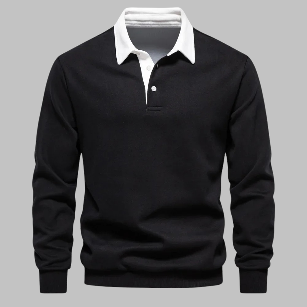 Barnaby | Polo Collar Knit Sweater