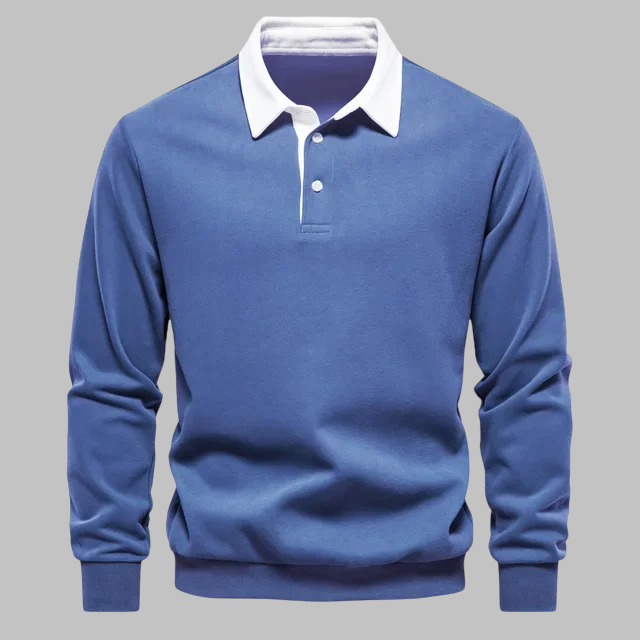Barnaby | Polo Collar Knit Sweater