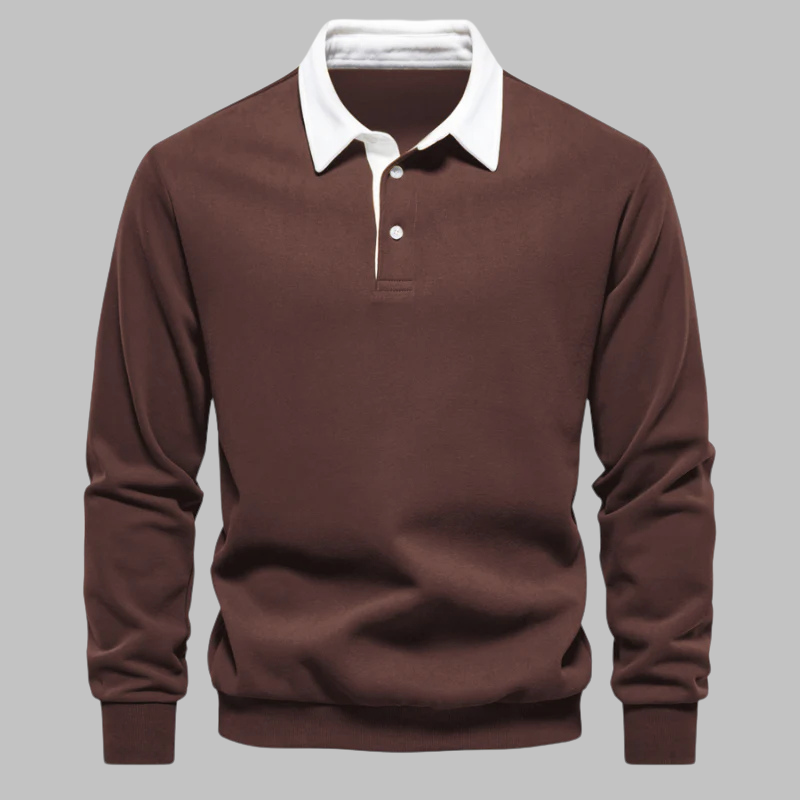 Barnaby | Polo Collar Knit Sweater