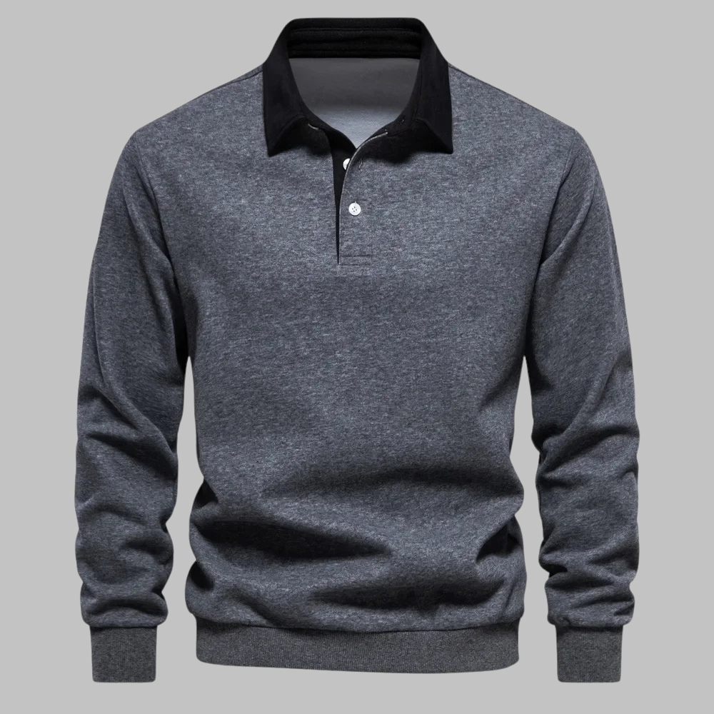 Barnaby | Polo Collar Knit Sweater