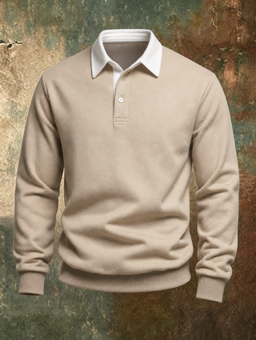 Barnaby | Polo Collar Knit Sweater
