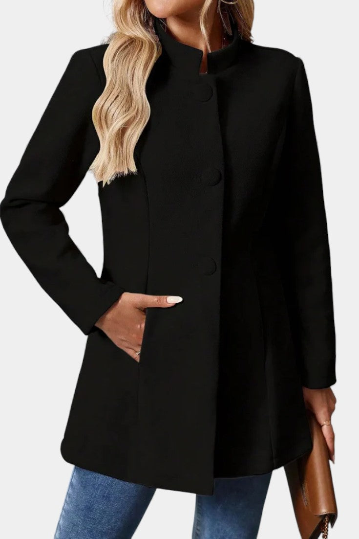 Rosabelle | Refined High-Collar Overcoat